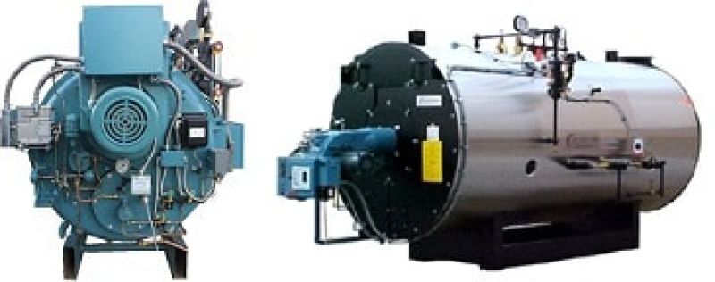 40 - 50 - 60 HP Cleaver-Brooks Boiler & York-Shipley 50 horsepower boiler
