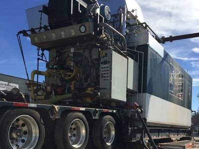 trailer mounted watertube 60000 PPH boiler 