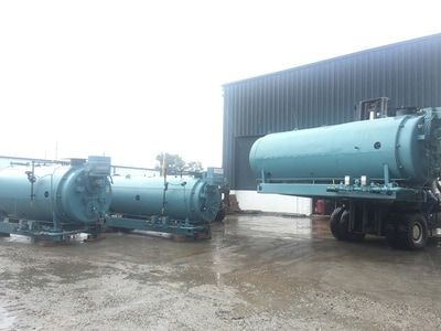 Used 200 HP boilers made by Cleaver Brooks 