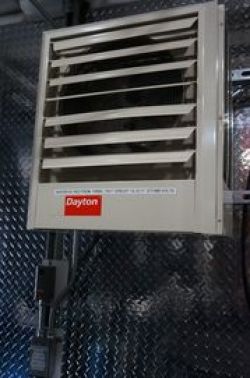 Portable boiler room heater