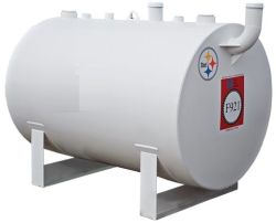 Mobile boiler oil tank