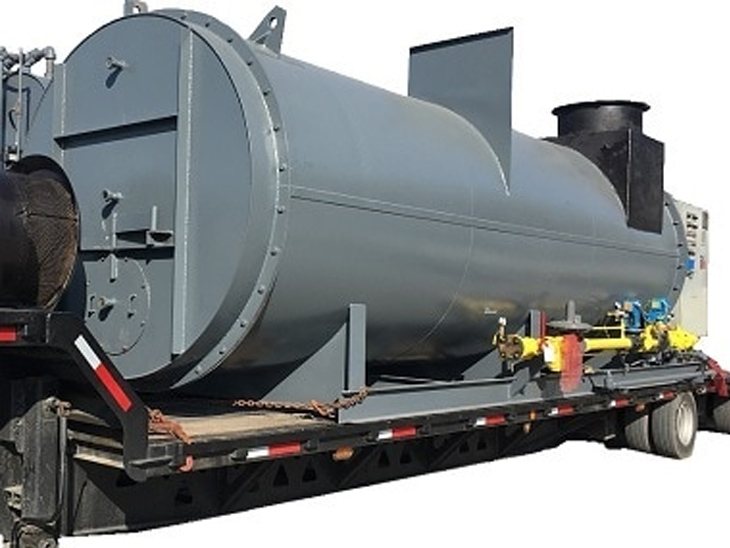 Rental thermal fluid heater