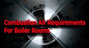 combustion air for boilers 