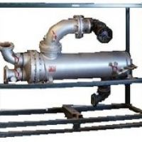 Rental shell and tube heat exchanger