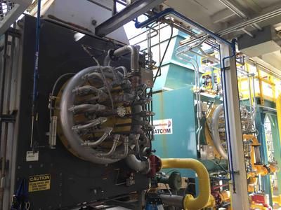 Used watertube boiler burner