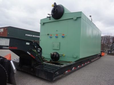 Used 75000 lb/hr O-type watertube boiler in front of building