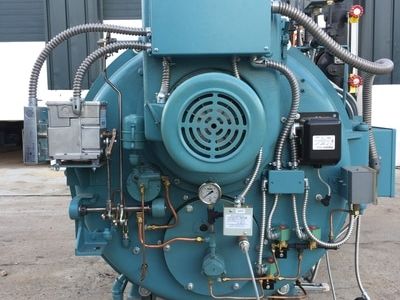 Used boiler Cleaver Brooks burner fan motor