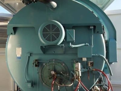 800 HP trailer mounted boiler burner